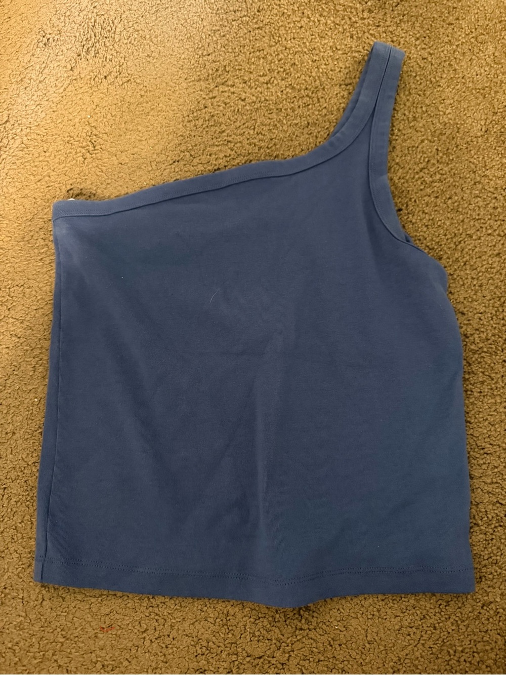 Aerie One-Shoulder Navy Women's Tank Top